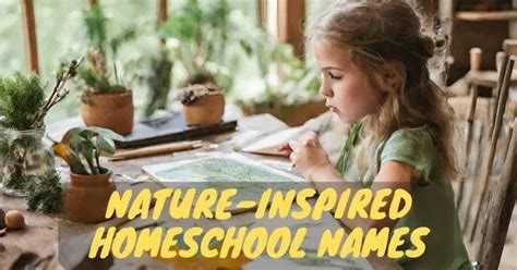 nature inspired homeschool names